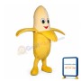 Peeled Banana Mascot Costume