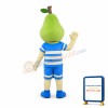 Sweet Green Pear Baby Mascot Costume