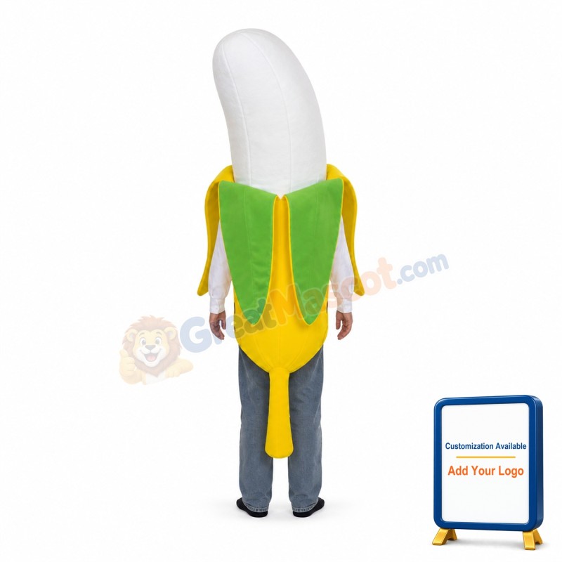 Speckled Peeled Banana Mascot Costume