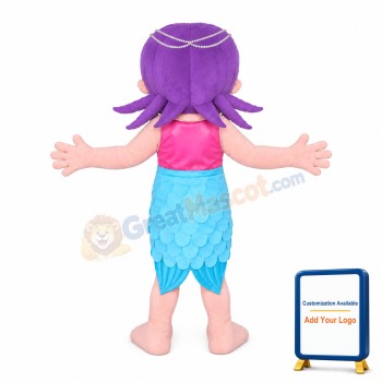 Beautiful Mermaid Princess Mascot Costume