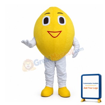 Sour Yellow Lemon Mascot Costume