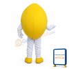 Sour Yellow Lemon Mascot Costume