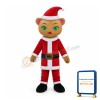 Bright Green Eyes Christmas Cat Mascot Costume