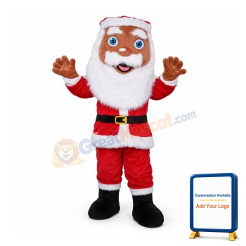 Blue Eyes Santa Claus Mascot Costume