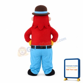 Funny Fat One-eyed Uncle Mascot Costume