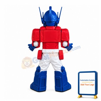 Fancy Red Robot Mascot Costume