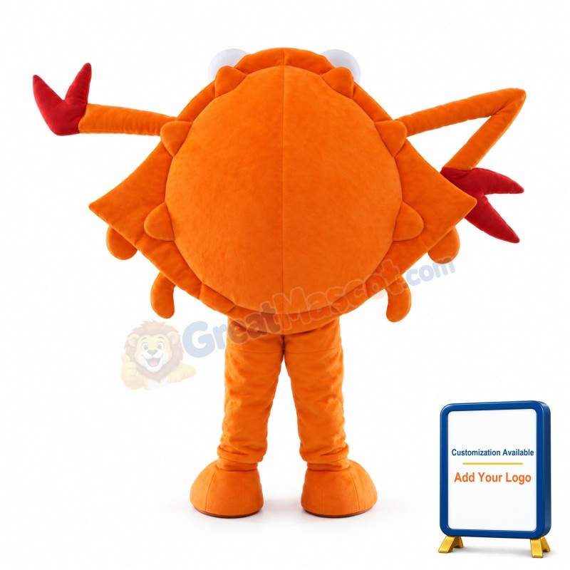 Large Bucket Crab Mascot Costume