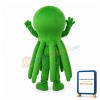 Small Eyes Green Octopus Mascot Costume