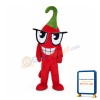 Toothy Red Chili Mascot Costume