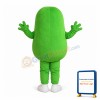 Protruding Eyes Green Bean Mascot Costume