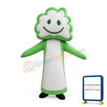 Cloud Shaped Head Little Sapling Mascot Costume