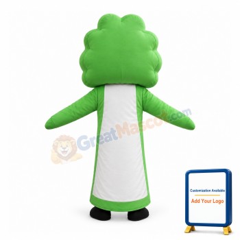 Cloud Shaped Head Little Sapling Mascot Costume