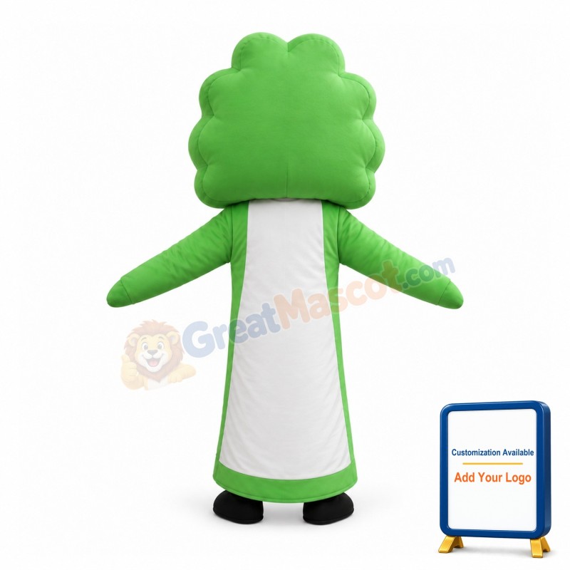 Cloud Shaped Head Little Sapling Mascot Costume