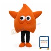 Orange Water Drop Mascot Costume