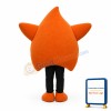 Orange Water Drop Mascot Costume