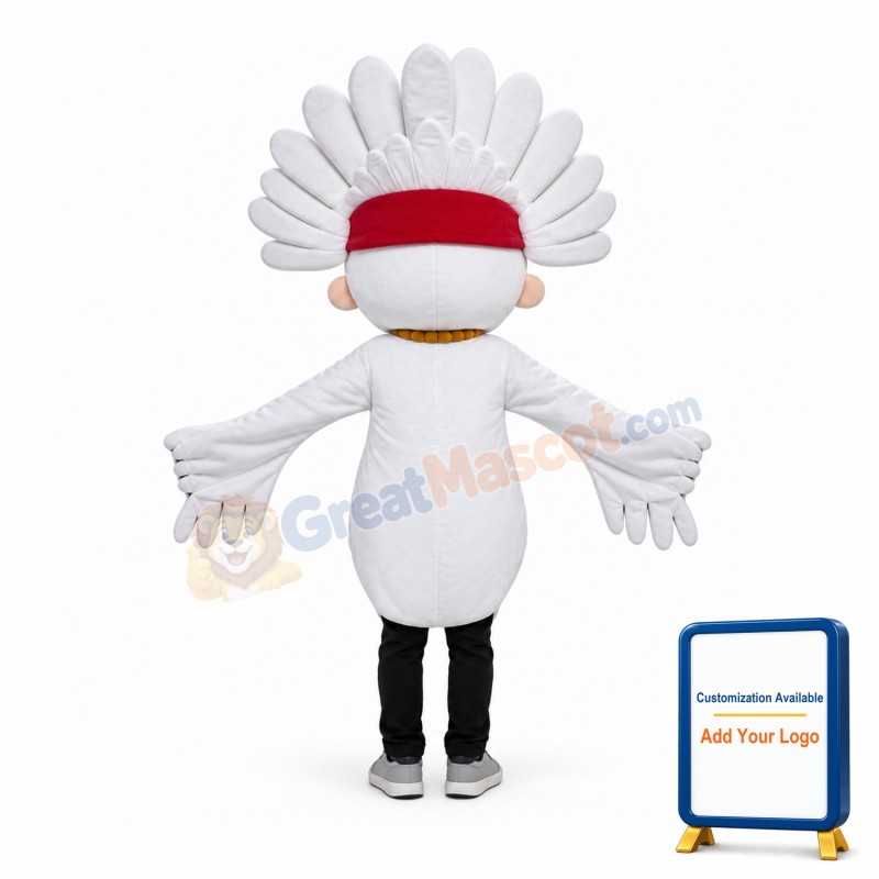 Young Tribal Leader Mascot Costume