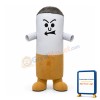 Funny Burning Cigarette Mascot Costume