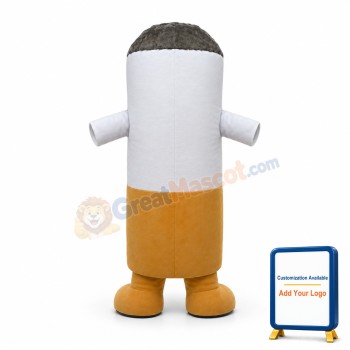 Funny Burning Cigarette Mascot Costume