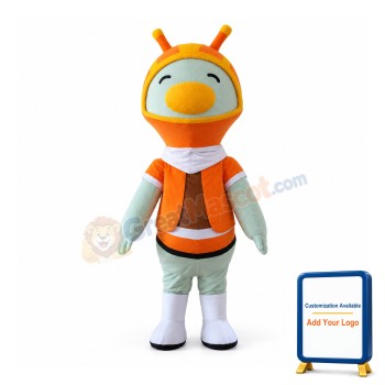 Cartoon Orange Stuffed Toy Mascot Costume