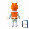 Cartoon Orange Stuffed Toy Mascot Costume