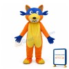 Cunning Orange Blindfolded Fox Mascot Costume