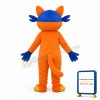 Cunning Orange Blindfolded Fox Mascot Costume