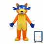 Cunning Orange Blindfolded Fox Mascot Costume