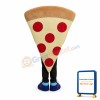 Delicious Cheese Pizza Mascot Costume