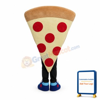 Delicious Cheese Pizza Mascot Costume