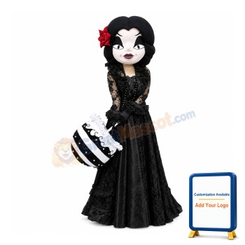 Vicious Witch Carrying Basket Mascot Costume