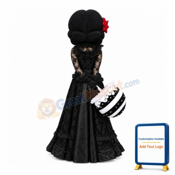 Vicious Witch Carrying Basket Mascot Costume