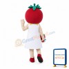 Wearing White Dress Tomato Girl Mascot Costume