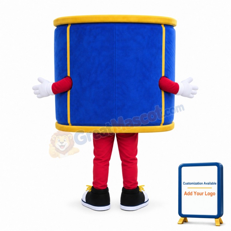 Blue Luncheon Meat Can Mascot Costume