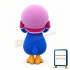 Little Penguin With Purple Hat Mascot Costume