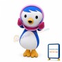 Little Penguin With Purple Hat Mascot Costume
