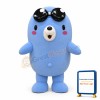 Blue Round Body Seal Mascot Costume