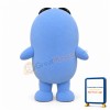 Blue Round Body Seal Mascot Costume