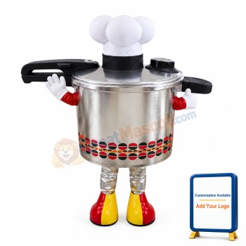 Pressure Cooker Chef Mascot Costume