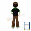 Green Eyes Number Ten Athlete Mascot Costume