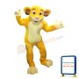 Little Yellow Lion Cub Mascot Costume