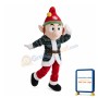 Big Nose Elf With Christmas Hat Mascot Costume