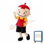 Smiling Face Little Boy Mascot Costume