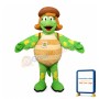 Red Lips Tortoise Lady Mascot Costume