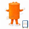 Orange Chocolate Drink Jar Mascot Costume
