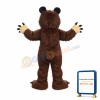 Long Fur Lion With Sharp Claws Mascot Costume