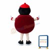 Brown Faith Word Box Mascot Costume