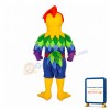 Green Feathers Colorful Duck Mascot Costume