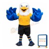 Powerful Eagle With Blue Wings Mascot Costume