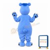 Pleasant Cute Blue Bear Mascot Costume