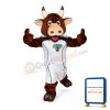 Adult Bull Mascot Costume For Sports Competition